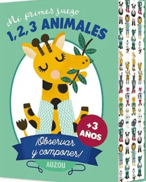 Juego de Cartas 1,2,3 Animales.